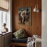 Nude Man Tying His Sandal - William Etty Art Print / Canvas, Posters Prints & Visual Artwork, Toby Leon