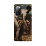 Nude Man Tying His Sandal - William Etty Phone Case, Samsung Galaxy S20 Fe / Matte, Mobile Cases, Toby Leon