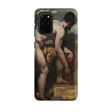 Nude Man Tying His Sandal - William Etty Phone Case, Samsung Galaxy S20 Plus / Matte, Mobile Cases, Toby Leon