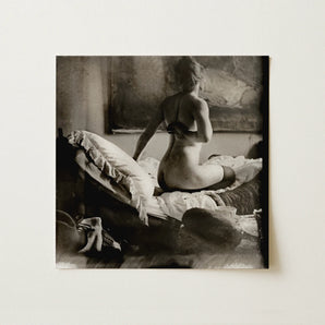 Nude Photograph of Marie Jordan - George Hendrik Breitner Art Print / Canvas, 12x12’’ / 31x31cm / Unframed / no Border, Posters Prints &