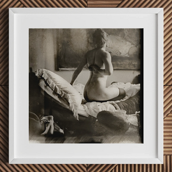 Nude Photograph of Marie Jordan - George Hendrik Breitner Art Print / Canvas, 12x12’’ / 31x31cm / White Frame / Matboard, Posters Prints &