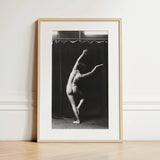 Nude Photograph of Mr. Loucelli - Arnold Genthe Art Print / Canvas, 12x18’’ / 31x46cm / Natural Frame / Matboard, Posters Prints & Visual