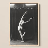 Nude Photograph of Mr. Loucelli - Arnold Genthe Art Print / Canvas, 12x18’’ / 31x46cm / Natural Frame, Posters Prints & Visual Artwork,