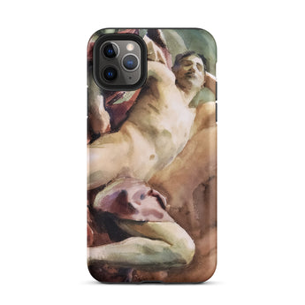 Nude Portrait of Nicola D’inverno - John Singer Sargent Iphone Case, 11 Pro Max / Matte, Phone Case Renaissance Art
