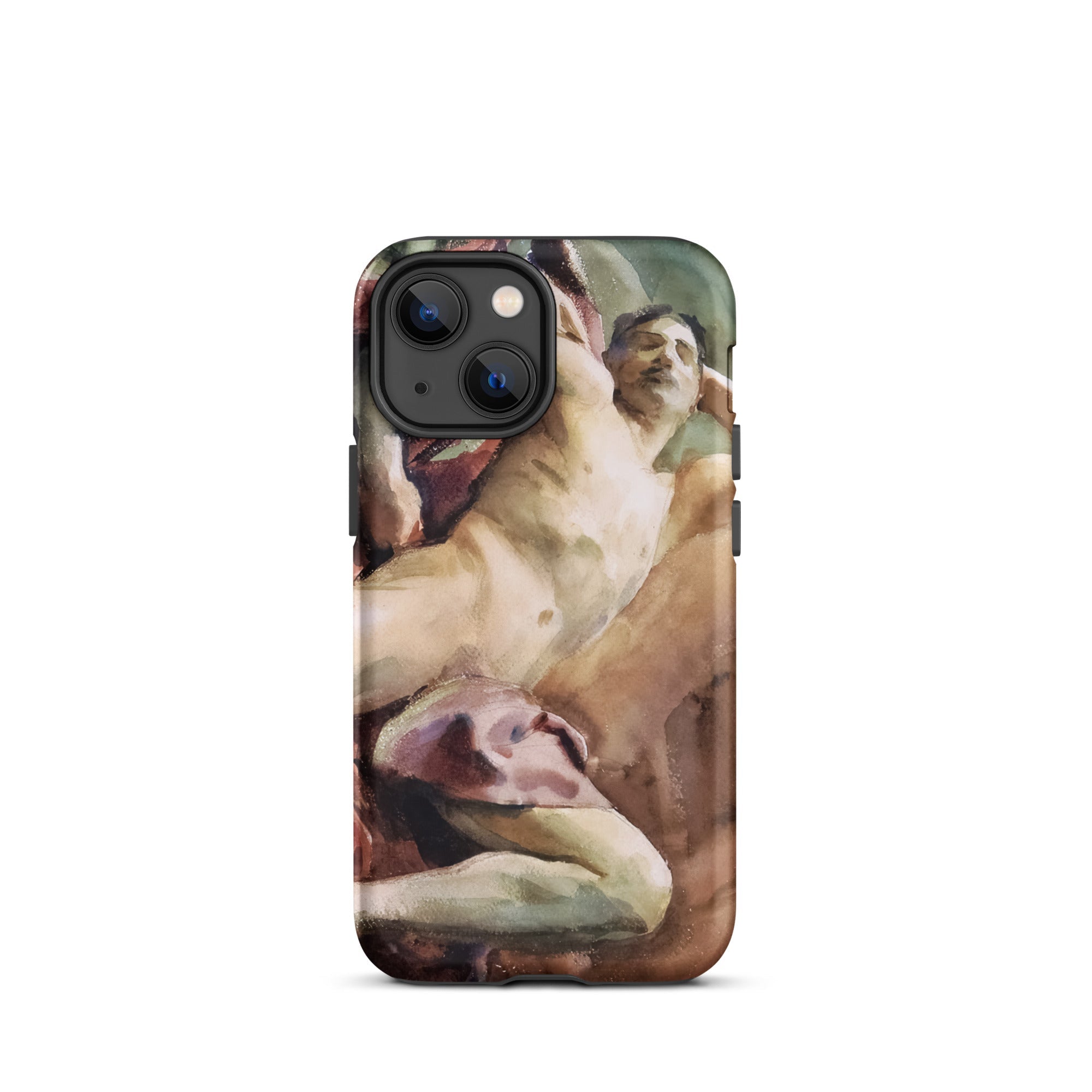 Nude Portrait of Nicola D’inverno John Singer Sargent Iphone Case, 13 Mini / Matte, Michelangelo Painting Phone Case