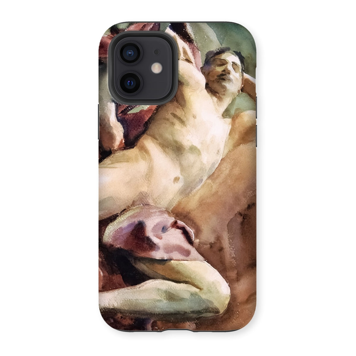 Nude Portrait of Nicola D’inverno - John Singer Sargent Iphone Case - 12 / Matte