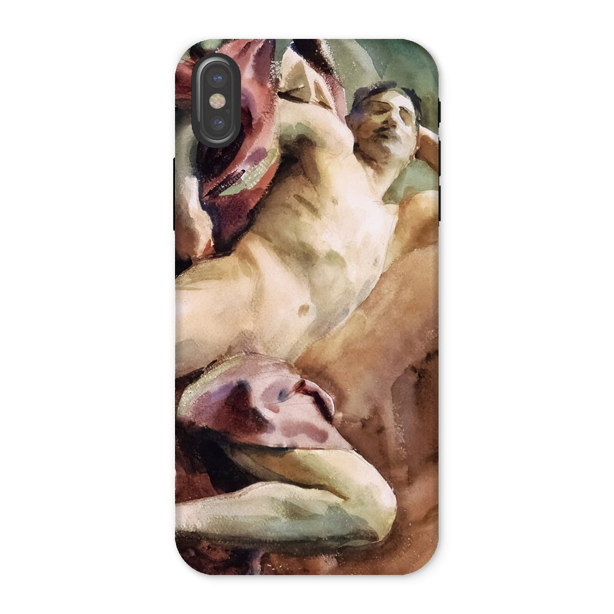 Nude Portrait of Nicola D’inverno - John Singer Sargent Iphone Case - x / Matte