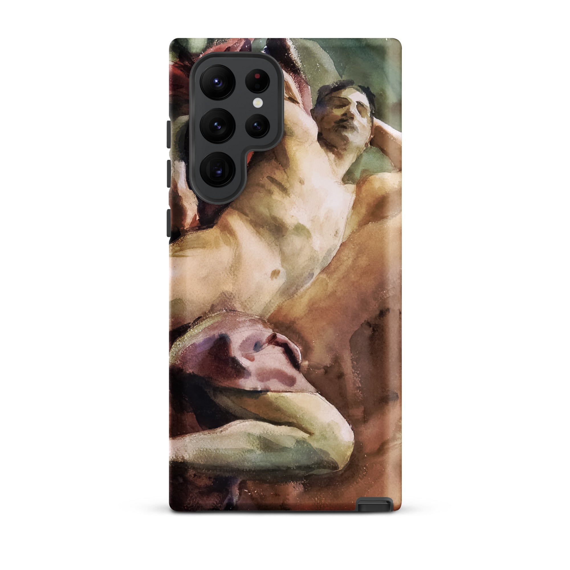 Nude Portrait of Nicola D’inverno John Singer Sargent Samsung Case, Galaxy S22 Ultra / Matte, Smartphone Case Painted Depiction Two Figures