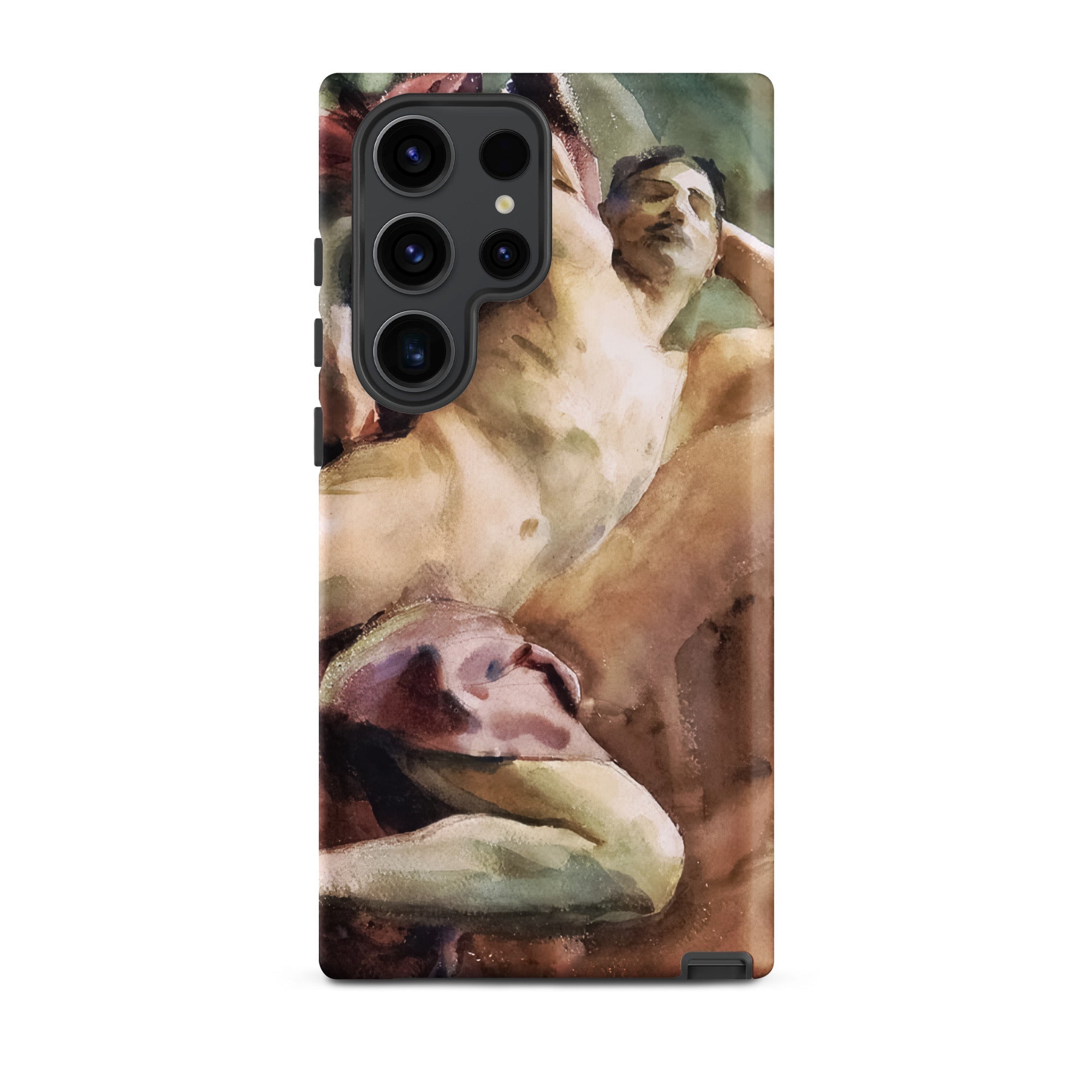 Nude Portrait of Nicola D’inverno John Singer Sargent Samsung Case, Galaxy S23 Ultra / Matte, Smartphone Case Classical Painting Two Figures