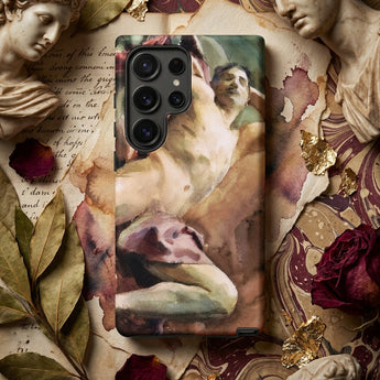 Portrait nu de Nicola D’inverno - John Singer Sargent Coque Samsung Galaxy, Coques de Téléphone Portable, Toby Leon