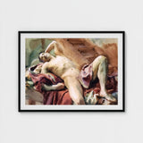 Nude Portrait of Nicola D’inverno - John Singer Sargent Art Print / Canvas, Intimate Gay Tableau Prints
