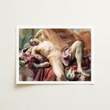Nude Portrait of Nicola D’inverno - John Singer Sargent Art Print / Canvas, Intimate Gay Tableau Prints