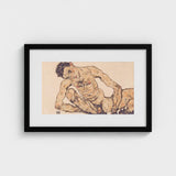 Nude Self Portrait - Egon Schiele Fine Art Print / Canvas Schiele’s, Self-portrait, Prints