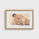 Nude Self Portrait - Egon Schiele Fine Art Print / Canvas Schiele’s, Self-portrait, Prints