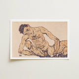 Nude Self Portrait - Egon Schiele Fine Art Print / Canvas Schiele’s, Self-portrait, Prints