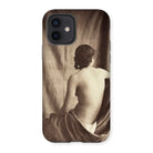 Nude Study - Jean Louis Marie Eugene Durieu Iphone Case, 12 / Matte, Phone Case Sepia-toned Photograph Person’s Bare