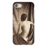 Nude Study - Jean Louis Marie Eugene Durieu Iphone Case, 8 / Matte, Phone Case Sepia-toned Artistic Photograph Person’s Bare