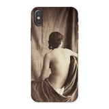 Nude Study - Jean Louis Marie Eugene Durieu Iphone Case, x / Matte, Phone Case Sepia-toned Photograph Person’s Bare