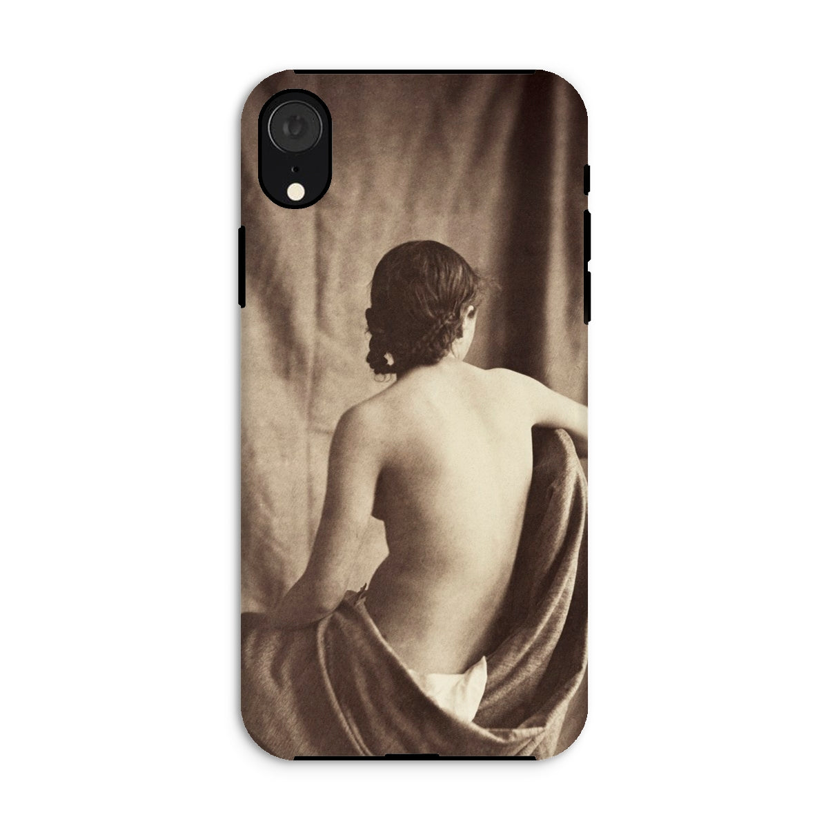Nude Study Jean Louis Marie Eugene Durieu Iphone Case, Xr / Matte, Phone Case Sepia Toned Photograph Person’s Bare