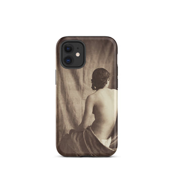 Nude Study - Jean Louis Marie Eugene Durieu Phone Case Iphone 12 Mini / Matte Phone Case Nude Figure Captivating Iphone Case, Jean Louis