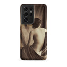 Nude Study Jean Louis Marie Eugene Durieu Samsung Case, Galaxy S21 Ultra / Matte, Smartphone Case Sepia Toned Nude Woman Viewed