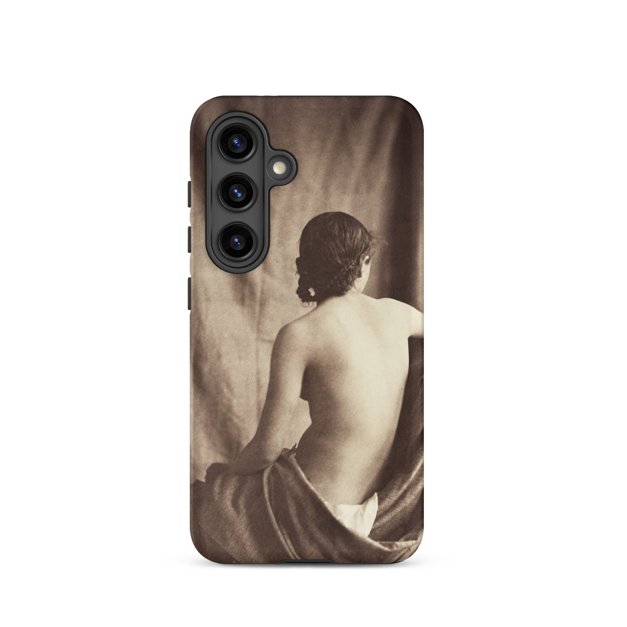 Nude Study Jean Louis Marie Eugene Durieu Samsung Case, Galaxy S24 / Matte, Smartphone Vintage Style Photographic Print Partially Draped