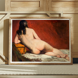 Nude Study of a Reclining Woman - William Etty Art Print / Canvas, Posters Prints & Visual Artwork, Toby Leon