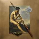 Nude Warrior with Spear - Theodore Gericault Art Print / Canvas, Prints