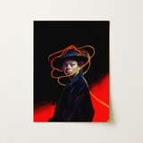Nyx - Gay Witch Art Print / Canvas, 12x16’’ / 31x41cm / Unframed / no Border, Posters Prints & Visual Artwork, Toby Leon