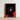 Framed Digital Artwork Woman Dark Hat Coat Orange Gay Witch Art, Universe Woven, Endless Shadows