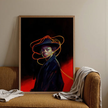 Nyx - Gay Witch Art Print / Canvas, Posters Prints & Visual Artwork, Toby Leon
