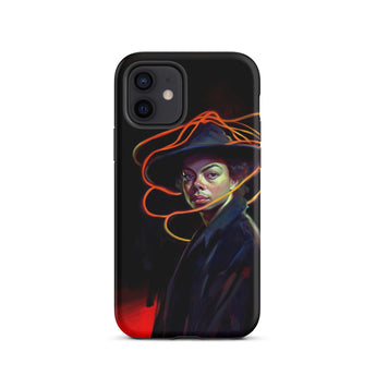 Nyx - Gay Witch Phone Case Iphone 12 / Matte Michael Jackson Phone Case Gay Witch, Modern Surrealism, Nyx, the Goddess