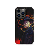 Nyx - Gay Witch Phone Case Iphone 13 Pro / Matte Phone Case Witch Design Gay Witch, Modern Surrealism, Nyx, the Goddess