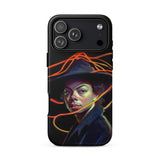 Nyx - Gay Witch Phone Case Iphone 17 Pro Max / Matte Black Phone Case Colorful Abstract Design Witch-like Figure Gay Witch, Modern