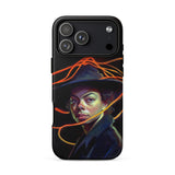 Nyx - Gay Witch Phone Case Iphone 17 Pro Max / Matte Black Phone Case Colorful Abstract Design Witch-like Figure Gay Witch, Modern