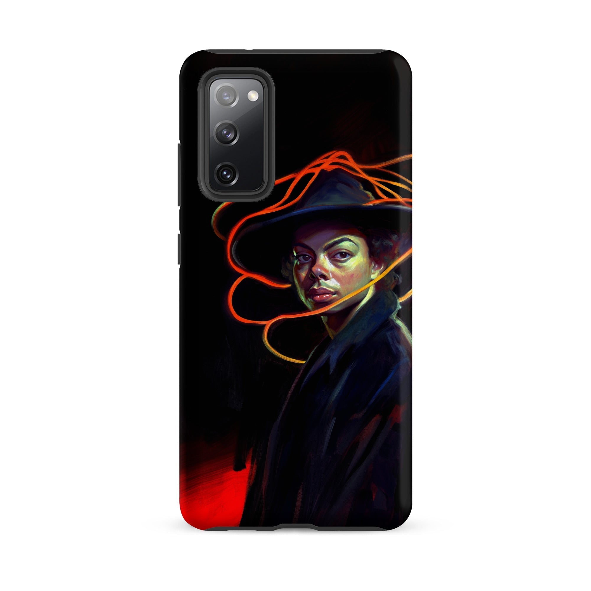 Nyx - Gay Witch Samsung Case, Galaxy S20 Fe / Matte, Black Smartphone Case Vibrant Portrait Michael Jackson Hat