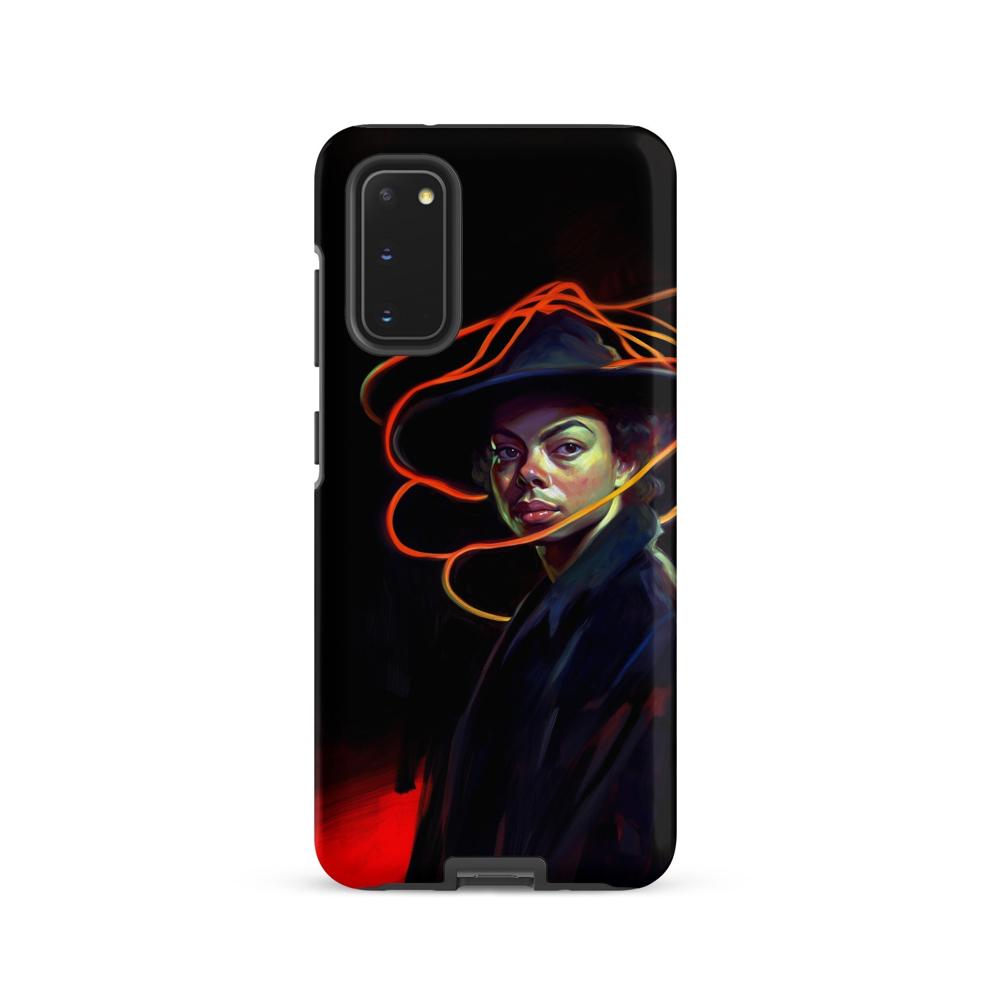 Nyx - Gay Witch Samsung Case, Galaxy S20 / Matte, Black Smartphone Case Vibrant Portrait Michael Jackson Hat