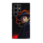 Nyx - Gay Witch Samsung Case, Galaxy S24 Ultra / Matte, Black Smartphone Case Vibrant Artistic Portrait Michael Jackson