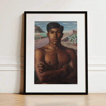 O Mestico - Candido Portinari Brazilian Art Print / Canvas, 12x16’’ / 31x41cm / Black Frame / Matboard, Posters Prints & Visual Artwork,