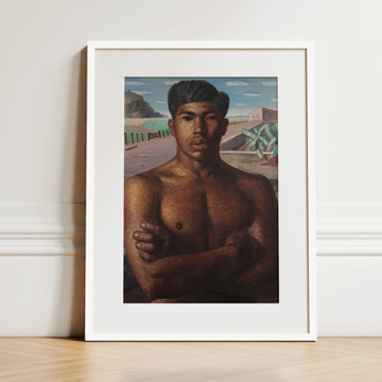 O Mestico - Candido Portinari Brazilian Art Print / Canvas, 12x16’’ / 31x41cm / White Frame / Matboard, Posters Prints & Visual Artwork,