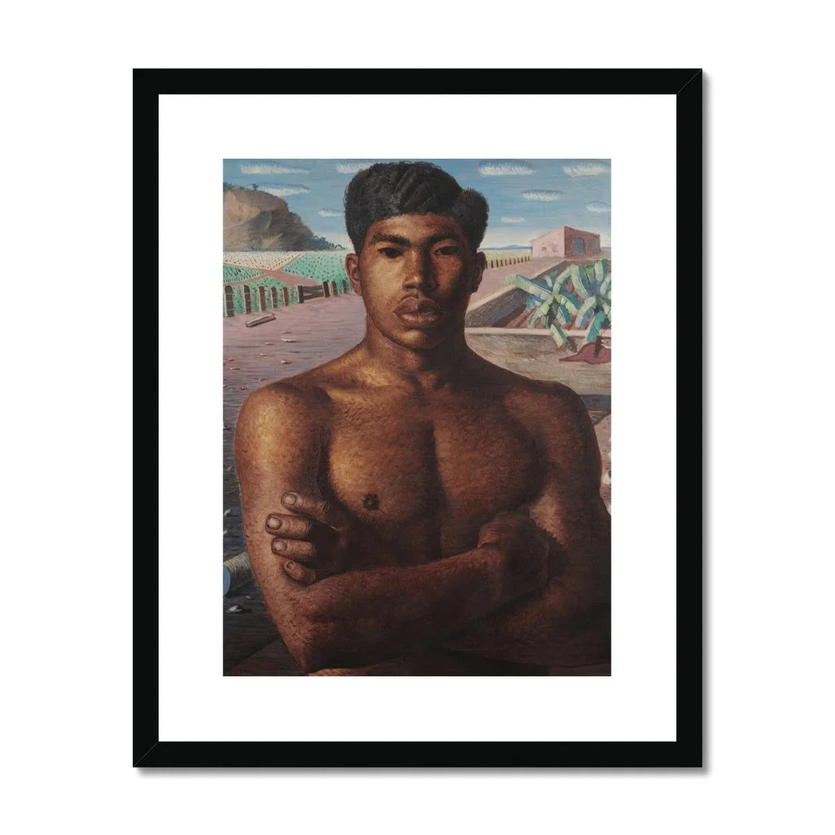 O Mestico - Candido Portinari Brazilian Art Print