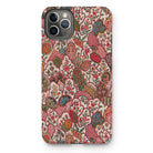 Oberkampf & Cie. Floral Fabric Art Iphone Case, 11 Pro Max / Matte, Colorful Floral Patterned Phone Case Iphone Triple-lens Camera