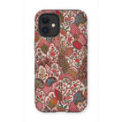 Oberkampf & Cie. Floral Fabric Art Iphone Case, 12 Mini / Matte, Colorful Floral Patterned Phone Case Intricate Paisley Botanical