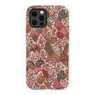 Oberkampf & Cie. Floral Fabric Art Iphone Case, 13 Pro / Matte, Colorful Floral Patterned Phone Case Iphone Multiple Camera