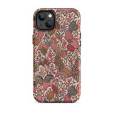 Oberkampf & Cie. Floral Fabric Art Iphone Case, 14 Plus / Matte, Floral Patterned Phone Case