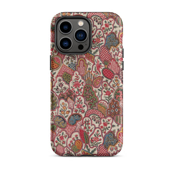 Oberkampf & Cie. Floral Fabric Art Iphone Case, 14 Pro Max / Matte, Floral Patterned Phone Case