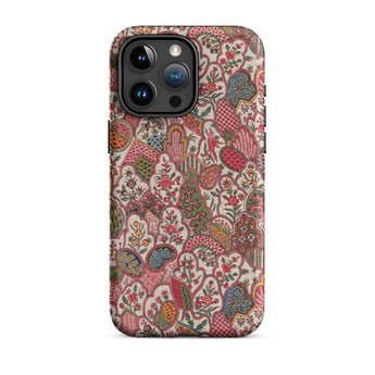 Oberkampf & Cie. Floral Fabric Art Iphone Case, 15 Pro Max / Matte, Floral Patterned Phone Case