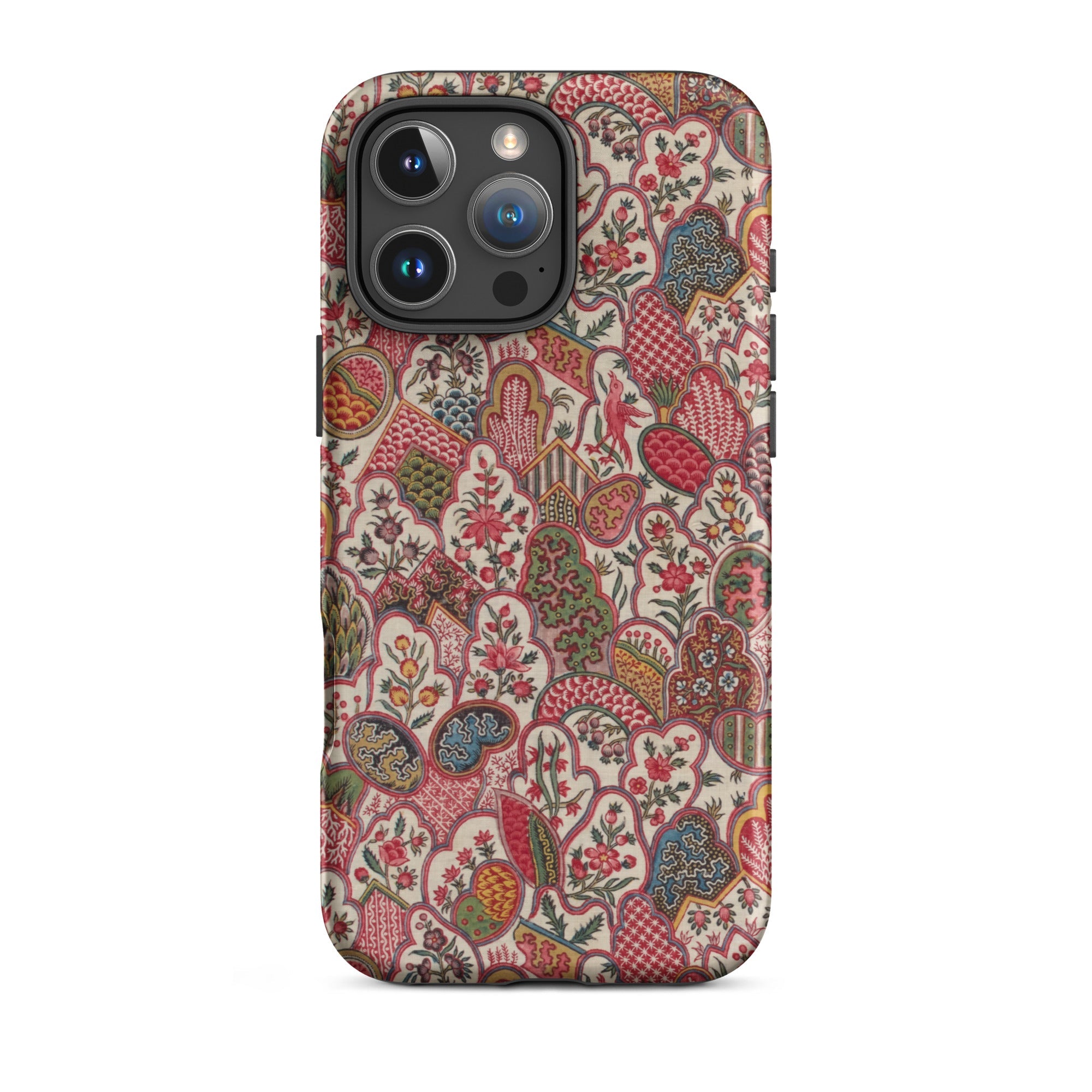 Oberkampf & Cie. Floral Fabric Art Iphone Case, 16 Pro Max / Matte, Floral Patterned Phone Case
