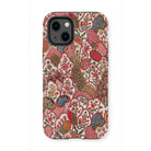 Oberkampf & Cie. Floral Fabric Art Iphone Case 13 Mini / Matte Mobile Phone Cases