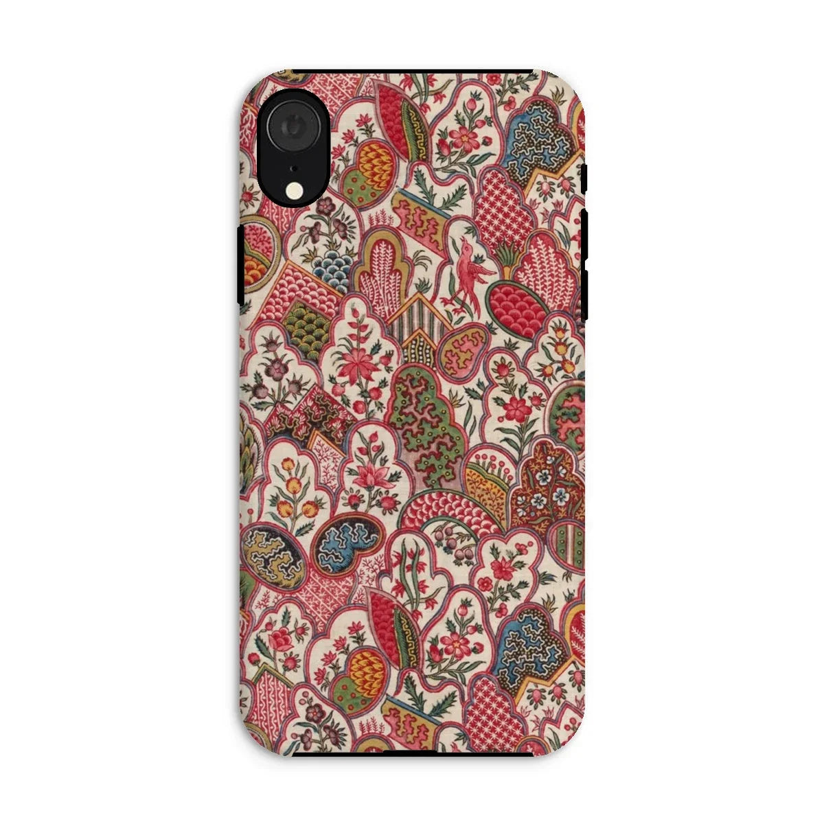 Oberkampf & Cie. Floral Fabric Art Iphone Case, Xr / Matte, Colorful Floral Patterned Phone Case Intricate Designs Shades